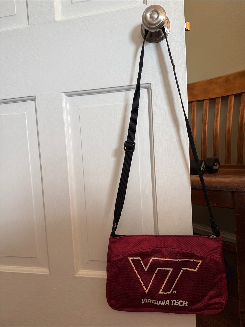 MVF by Littlearth Virginia Tech Maroon Crossbody Bag